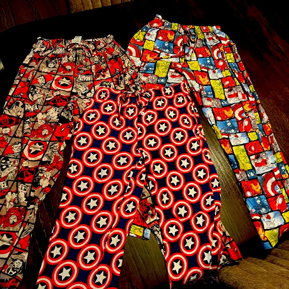 Marvel Comics PJ Bottoms/Young Men size Med.